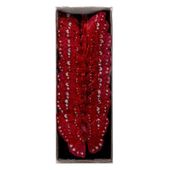 Glittered Butterfly Red - 7cm (PK12)