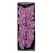 Glittered Butterfly Pink 7cm (Pk12)