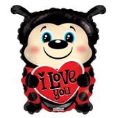 I Love You Lady Bug Shape Balloon (18 Inch)