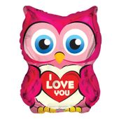 I Love You Owl Shape Balloon (18 Inch)