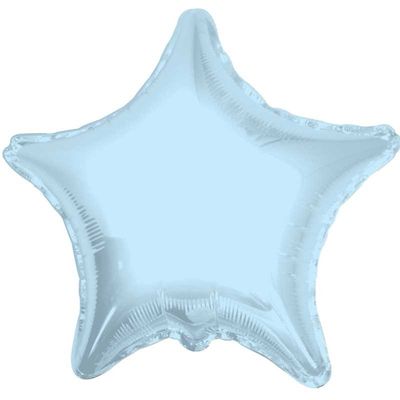 Star Balloon - Light Blue (22 Inch)