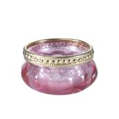 Pink  Bubble Tealight Holder (6x6x3.5cm)