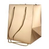 Metallic Gold Hand Tie Bag (19x25cm)