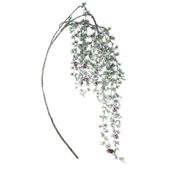 Hanging Pine with Cones/Glitter (135cm)
