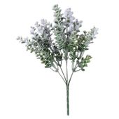 Eucalyptus Bush x 5 head  with Snow  (36cm)