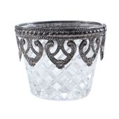Clear Tealight Holder (6.5 X 8.5cm)