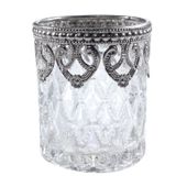 Clear Tealight Holder (7.5 x 6.5cm)
