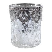 Mercury Silver Tealight Holder (7.5 x 6.5cm)