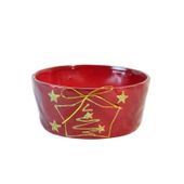 Red Christmas Tree Bowl (19x19x8cm) 