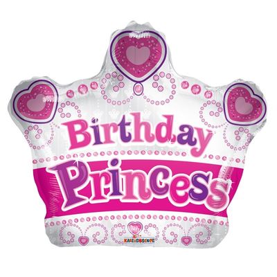 Birthday Princess Crown Shape (18 inch)