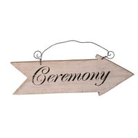 Whitewashed Ceremony Arrow   