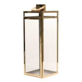 Gold Lantern (23x22.5x63cm)