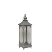 Antique Grey Lantern (18.5x18.5x63cm) 