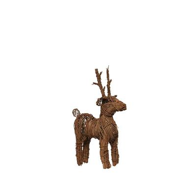 Standing Rattan Reindeer (H56cm)