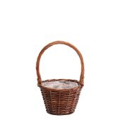 Wycomb Round Basket with Handle (18x12cm)