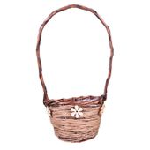 Round Basket with Handle (32cmx14.5cm)
