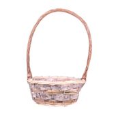 Round Basket with Handle (22cmx10cm)