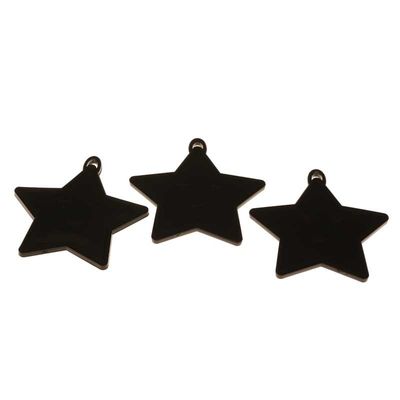 Black Star Shape Weights (x50) 