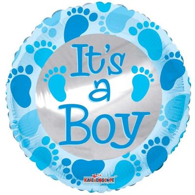 Baby Blue Footprints (18 inch)