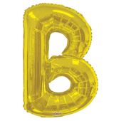 Letter Balloon - B - Gold (34 inch)