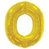 Letter Balloon - O - Gold (34 inch)