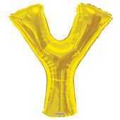 Letter Balloon - Y - Gold (34 inch)
