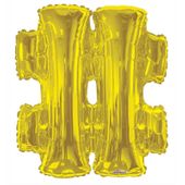 Symbol Balloon - & - Gold (34 inch)