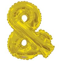 Symbol Balloon - & - Gold (34 inch)