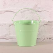 Bucket with Handle Green (14x12.5x10cm)