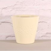 Crawford Pot - Cream (14 x 13.5cm)