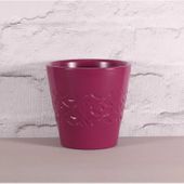 Crawford Pot -  Cerise (12 x 11.5cm)