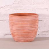 Augusta Flower Pot - Terracotta Wash (15 x 14cm)