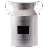 Washed Zinc Urn (H 44cm)