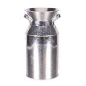 Galvanised Milk Churn  (30H x 15cm)