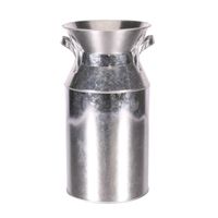 Galvanised Milk Churn  (30H x 15cm)