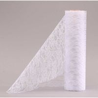 White Lace Mesh  (30cm x 10m)